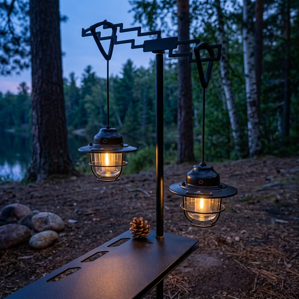Warm light after sunset.